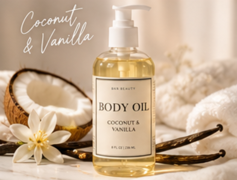 Hydrating Body Oil – Coconut & Vanilla
