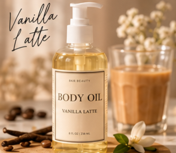 Hydrating Body Oil – Vanilla Latte
