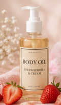 Hydrating Body Oil – Strawberries & Cream