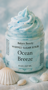 Whipped Sugar Scrub – Ocean Breeze