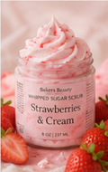 Whipped Sugar Scrub – Strawberries & Cream