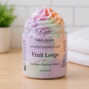 Whipped Sugar Scrub – Fruit Loops