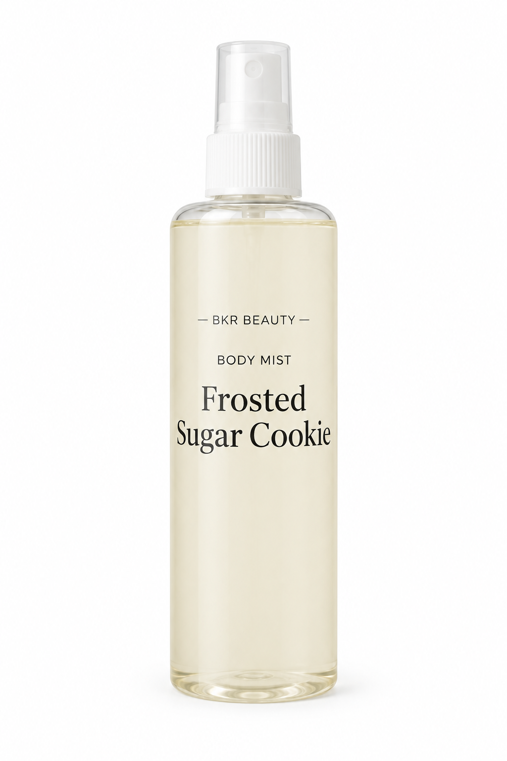 Frosted Sugar Cookie mist with matching label