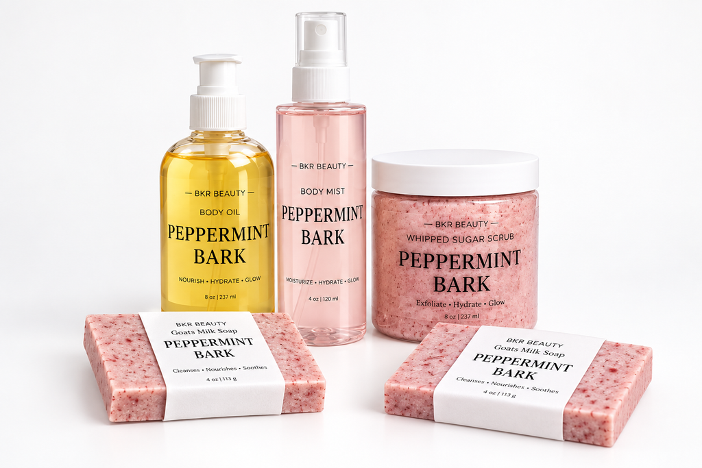 Peppermint Bark self-care set