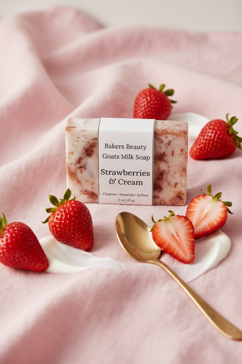 Strawberries & Cream Close-Up